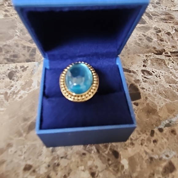 NEW 14k gold plated Temple St. Clair for Target Ring Limited Edition size 7 - Picture 2 of 9